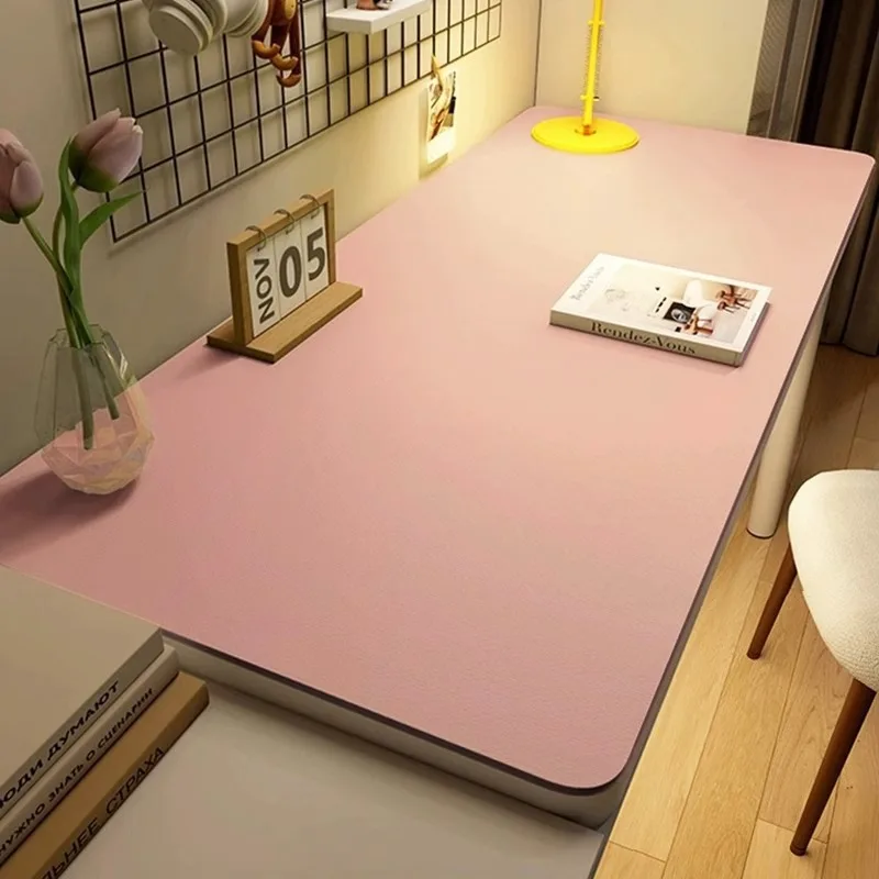 Nappe en cuir pour la maison, facile à nettoyer, protection de Table, dessous de thé étanche, grand tapis de bureau, antidérapant, pour clavier de Gamer, souris